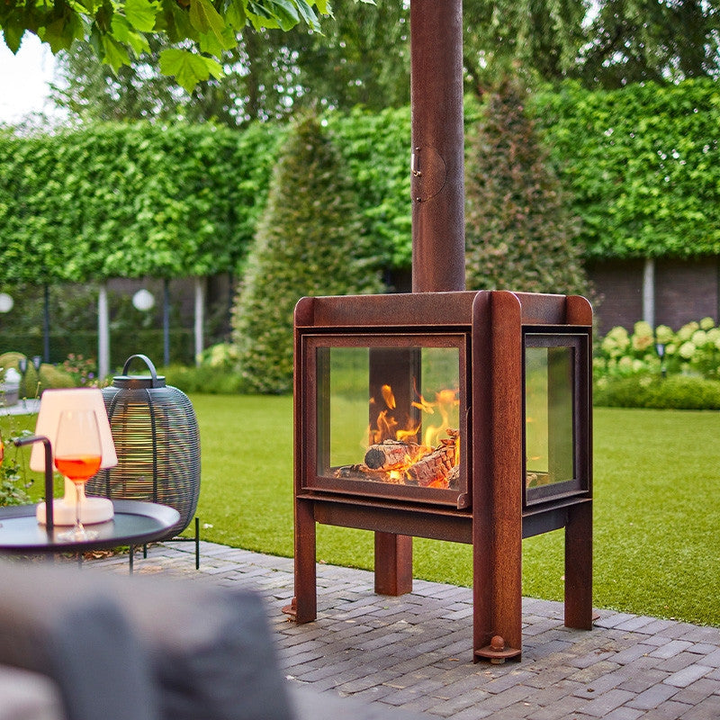 RB73 Fennek 80 4-Sided Outdoor Fireplace FENNEK-80-4