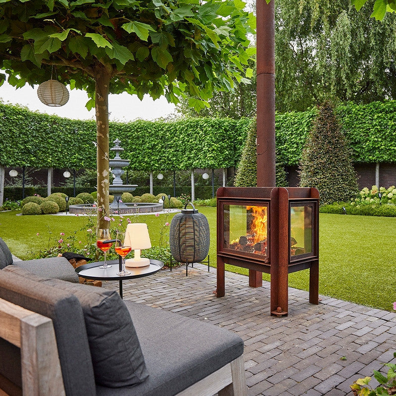 RB73 Fennek 80 4-Sided Outdoor Fireplace FENNEK-80-4
