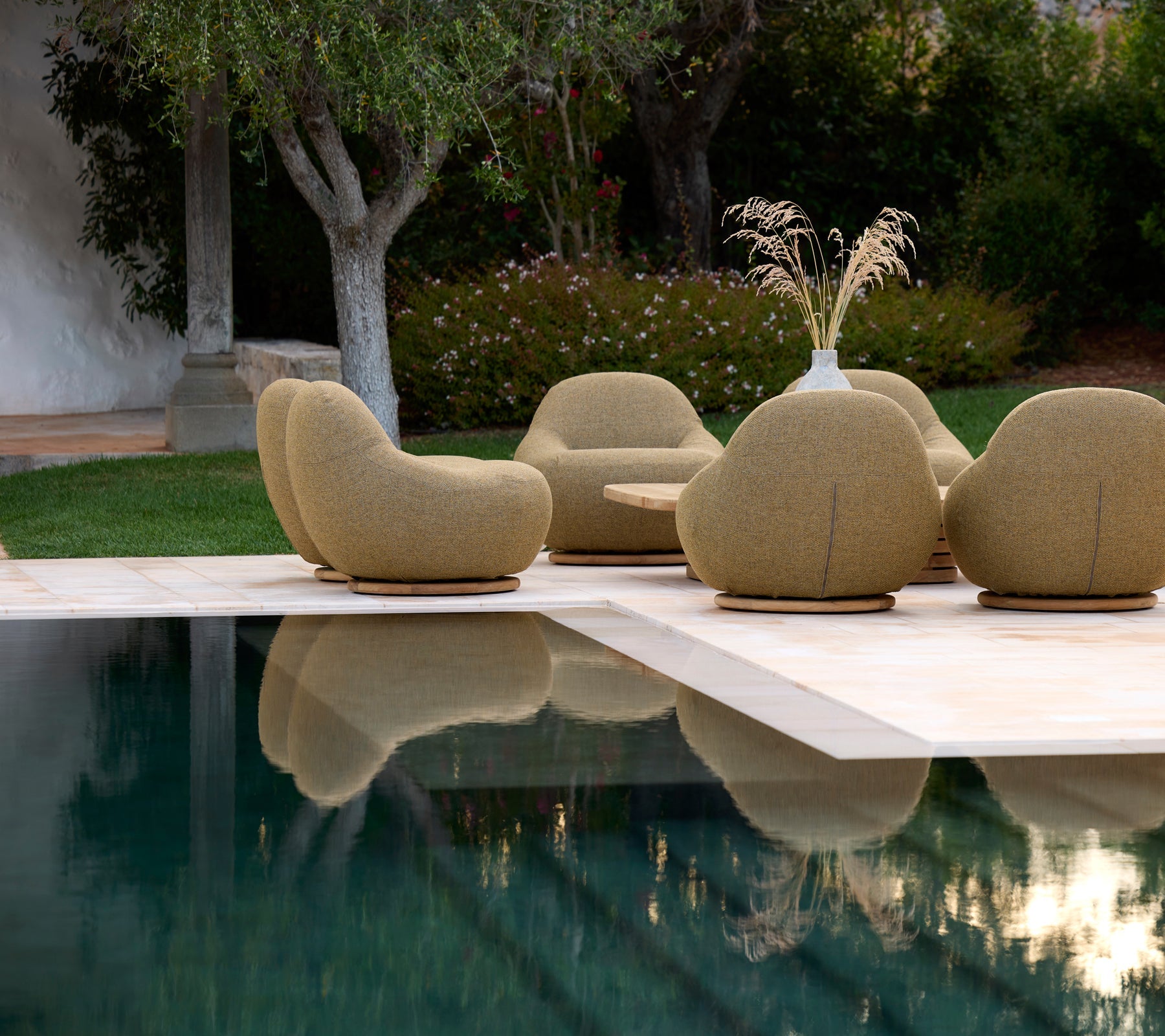 Gem Lounge Chair with Teak Swivel Base by Foersom & Hiort-Lorenzen MDD