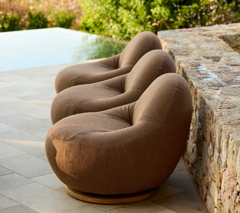 Gem Lounge Chair with Teak Swivel Base by Foersom & Hiort-Lorenzen MDD