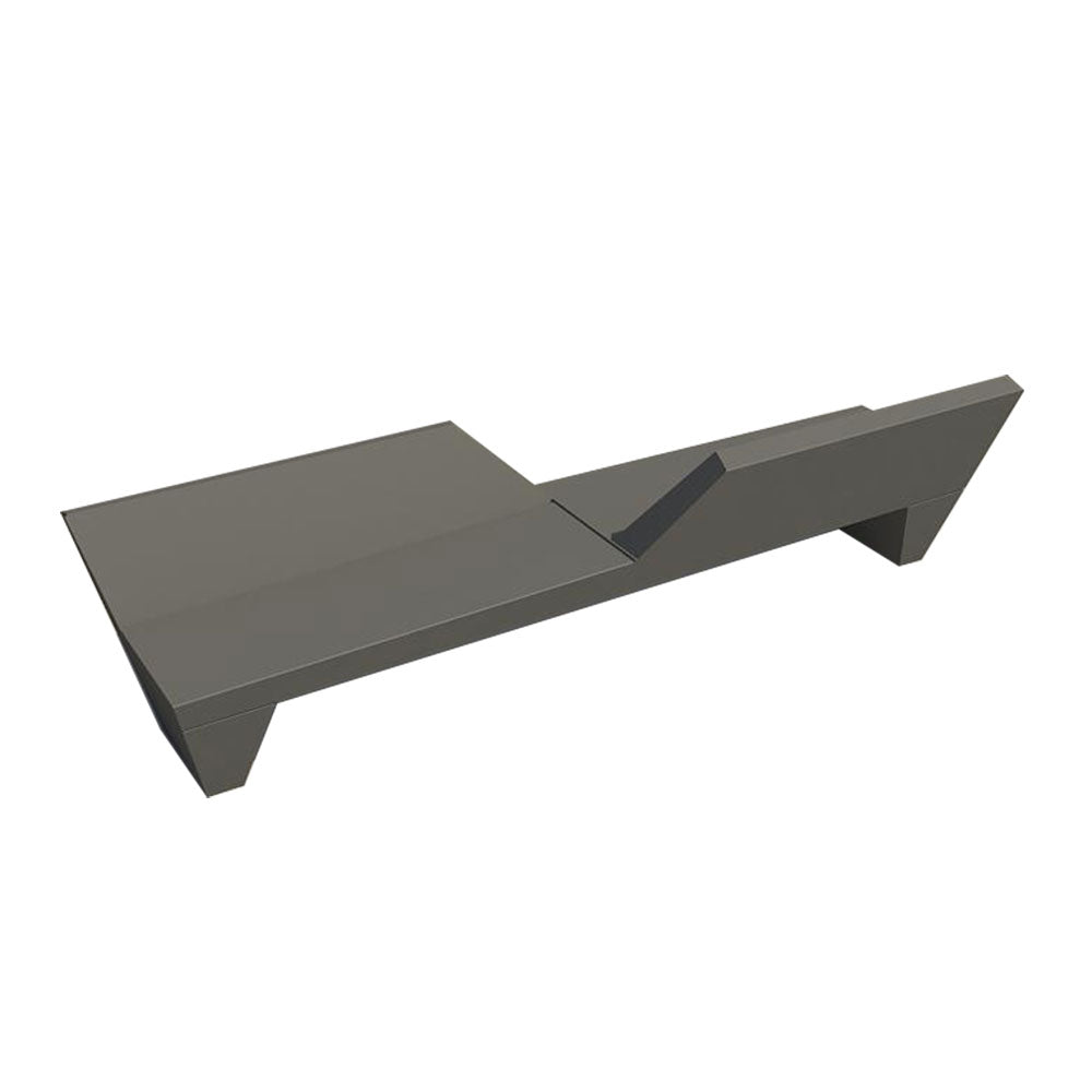 Wausau Tile ZB.GA.01 Concrete Bench with Backrest official product image