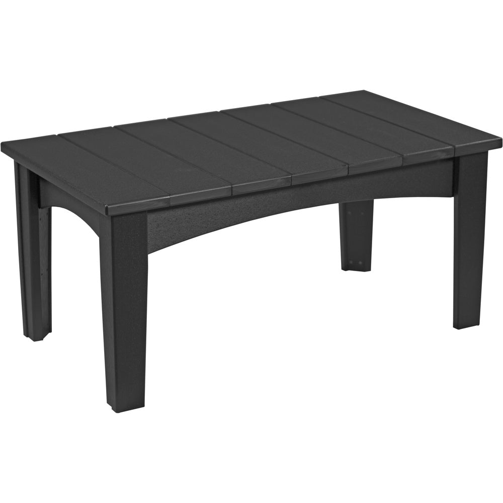 LuxCraft Island Coffee Table (ICT) - ICTBK Island Coffee Table (Black)