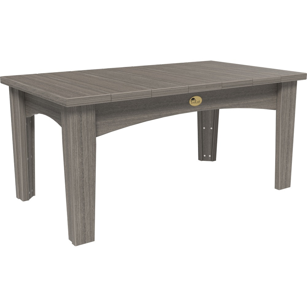 LuxCraft Island Coffee Table (ICT) - ICTCG Island Coffee Table (Coastal Gray)