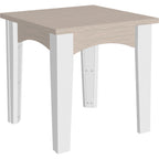LuxCraft Island End Table (IET) - IETBIW Island End Table (Birch & White)