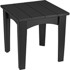 LuxCraft Island End Table (IET) - IETBK Island End Table (Black)