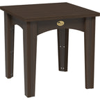LuxCraft Island End Table (IET) - IETBZW Island End Table (Brazilian Walnut)