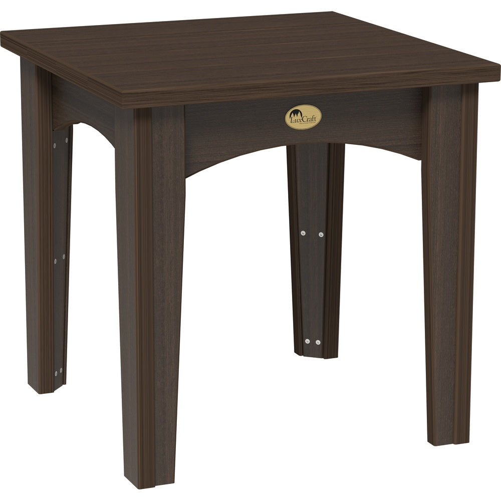 LuxCraft Island End Table (IET) - IETBZW Island End Table (Brazilian Walnut)