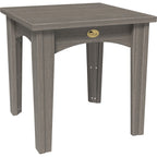 LuxCraft Island End Table (IET) - IETCG Island End Table (Coastal Gray)