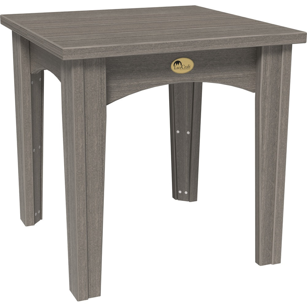 LuxCraft Island End Table (IET) - IETCG Island End Table (Coastal Gray)