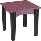 LuxCraft Island End Table (IET) - IETCHB Island End Table (Cherrywood & Black)