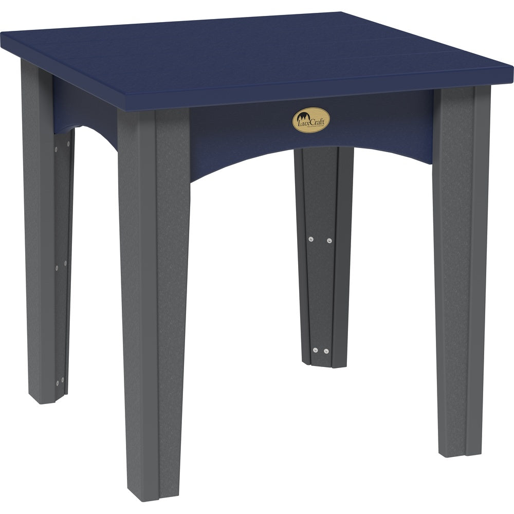 LuxCraft Island End Table (IET) - IETPBS Island End Table (Patriot Blue & Slate)