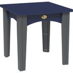 LuxCraft Island End Table (IET) - IETPBS Island End Table (Patriot Blue & Slate)