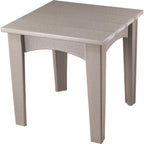 LuxCraft Island End Table (IET) - IETWW Island End Table (Weatherwood)