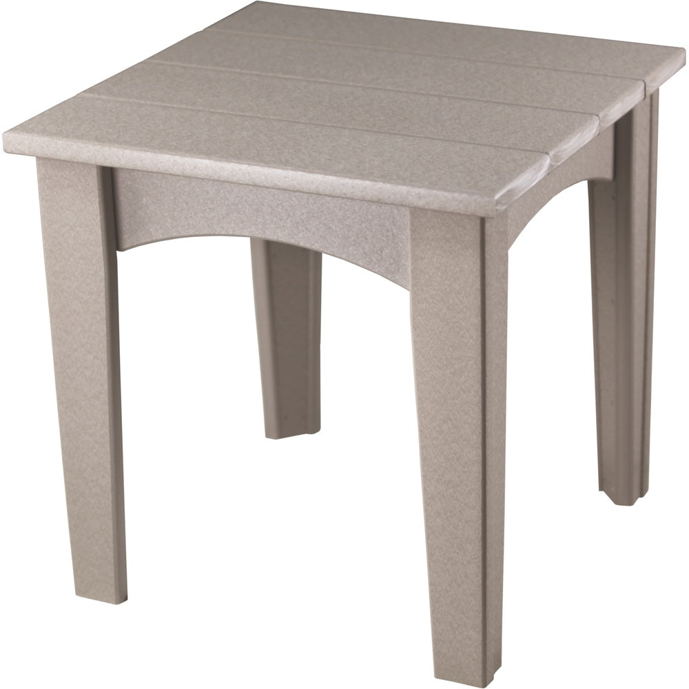 LuxCraft Island End Table (IET) - IETWW Island End Table (Weatherwood)