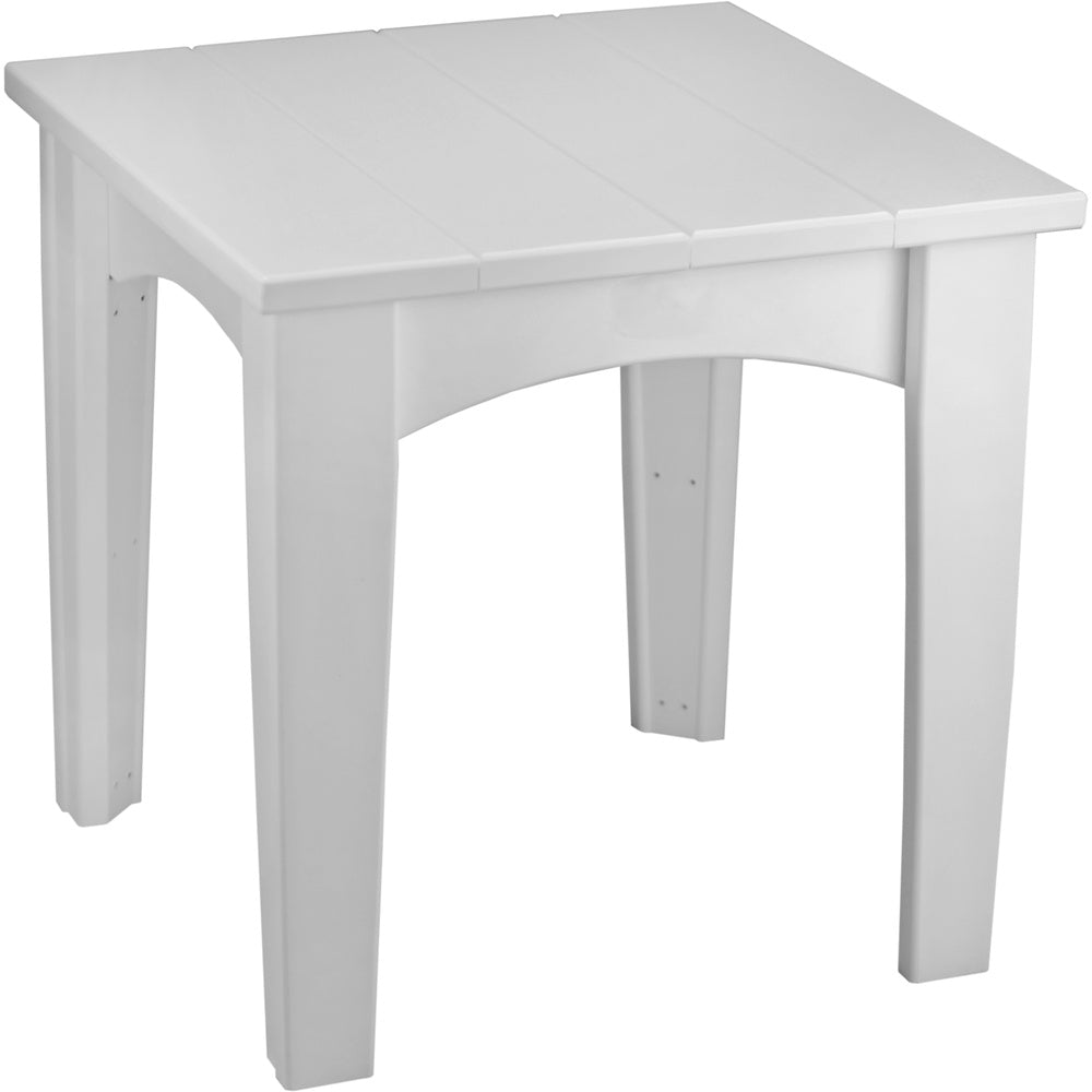 LuxCraft Island End Table (IET) - IETW Island End Table (White)
