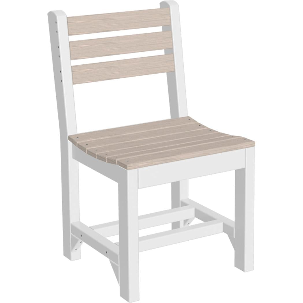 LuxCraft Island Side Chair Dining Height Poly Outdoor