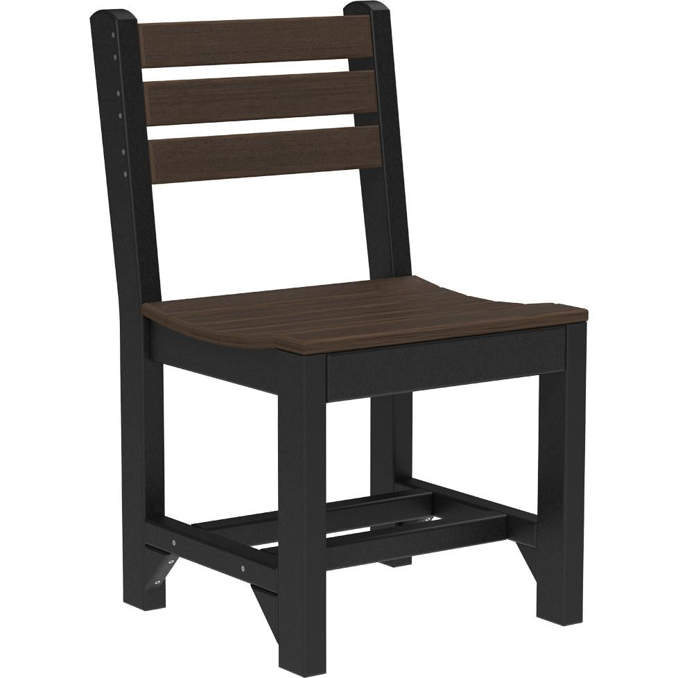 LuxCraft Island Side Chair Dining Height Poly Outdoor