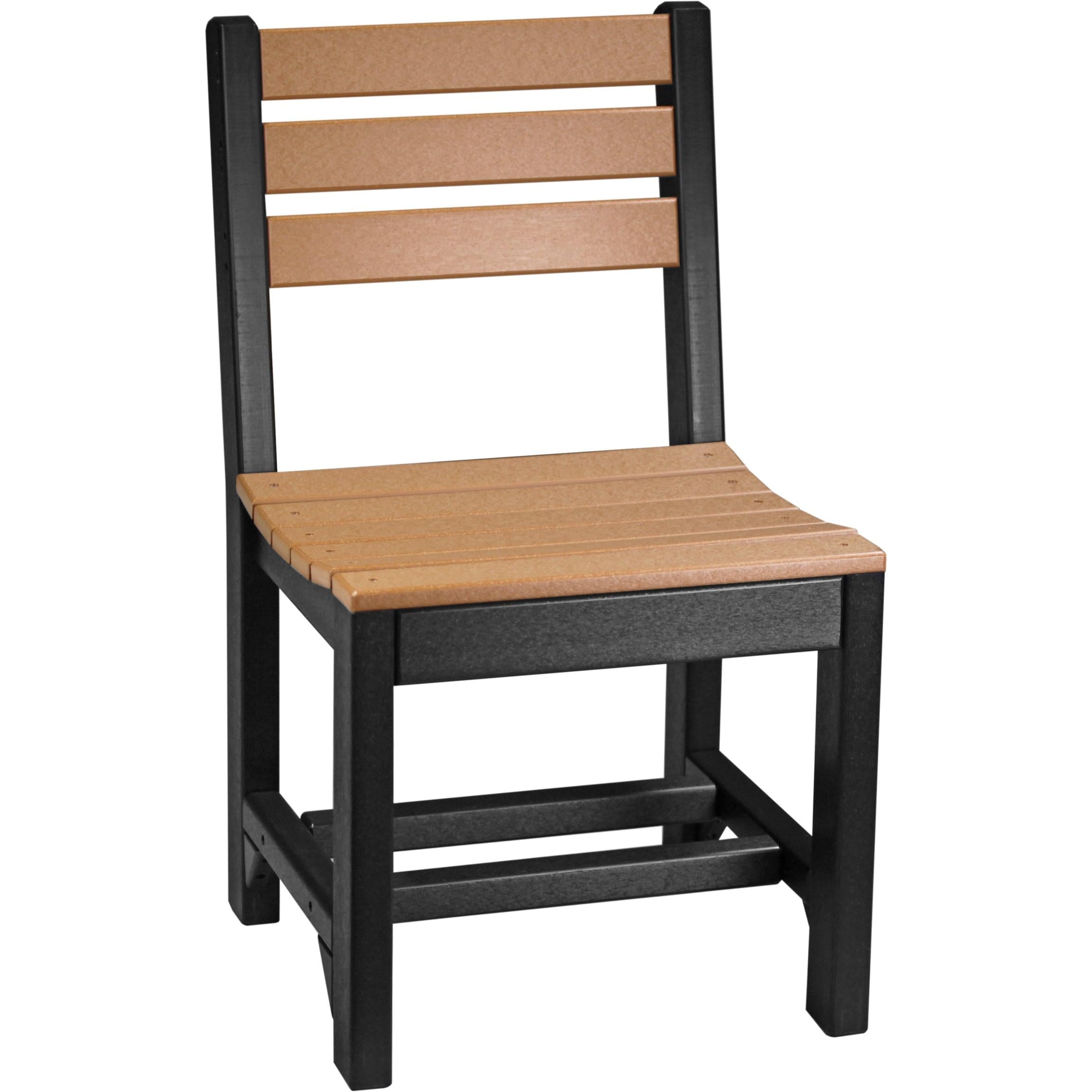 LuxCraft Island Side Chair Dining Height Poly Outdoor