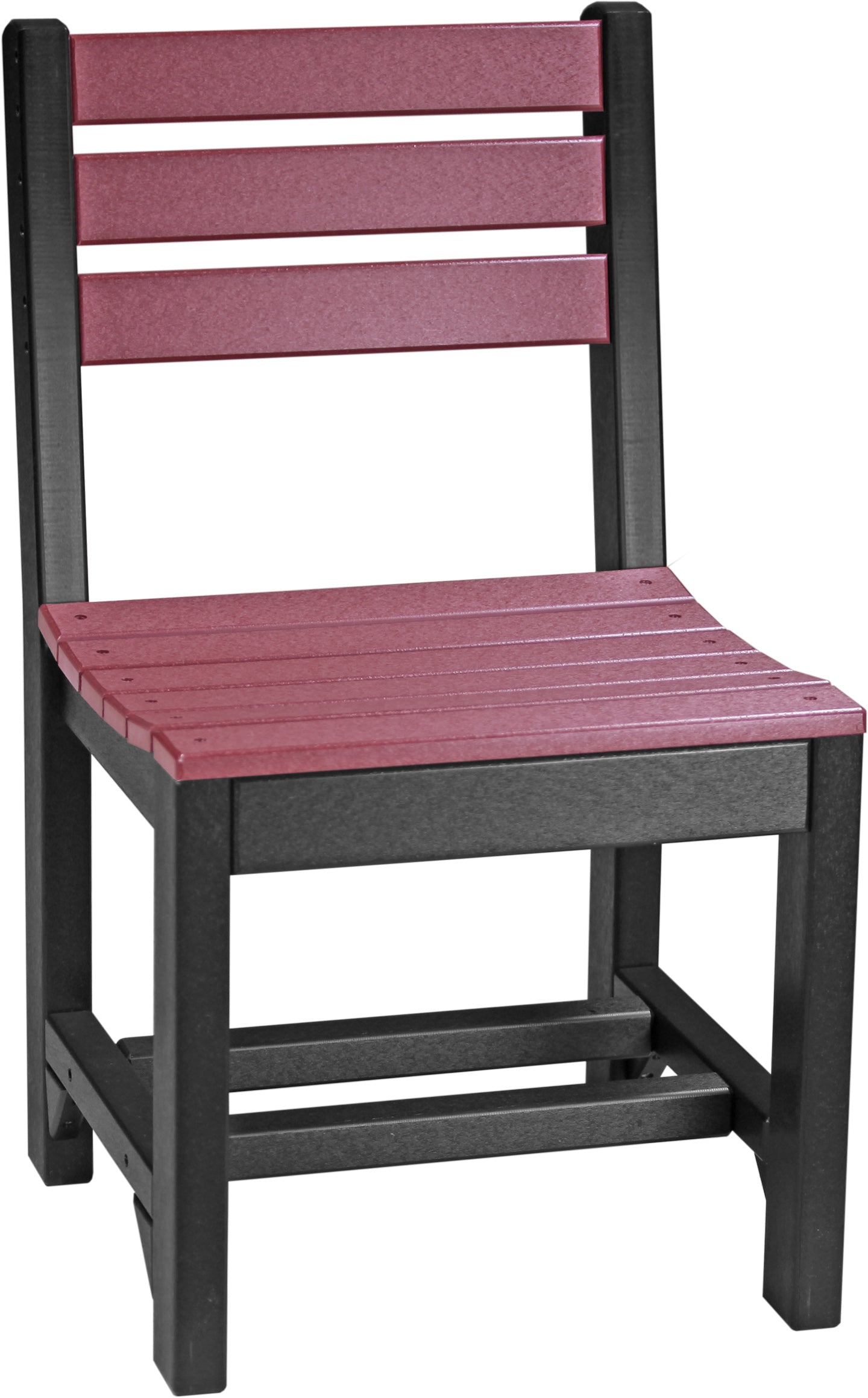 LuxCraft Island Side Chair Dining Height Poly Outdoor