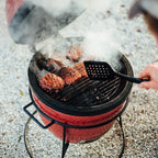 Kamado Joe Joe Jr 13.5 Inch Charcoal Grill With Cast Iron Stand