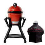 Joe Jr® plus Short Cover and Cart with Side Shelves Bundle