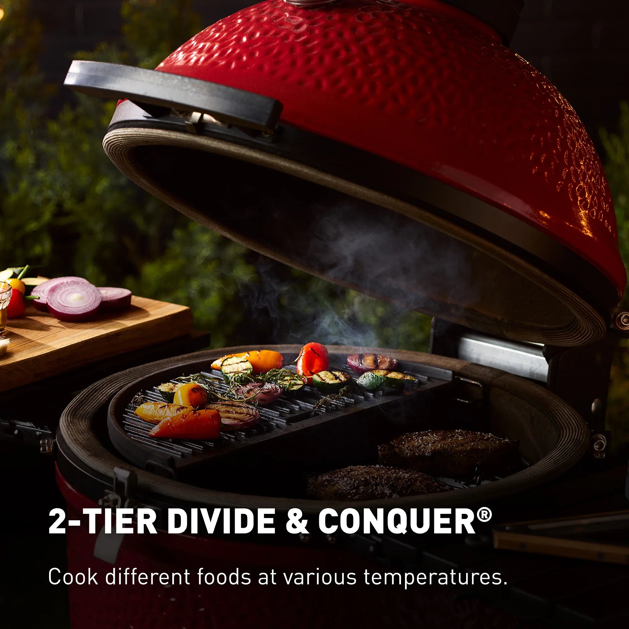 Kamado Joe Konnected Joe 18-Inch Digital Charcoal Grill and Smoker Stainless
