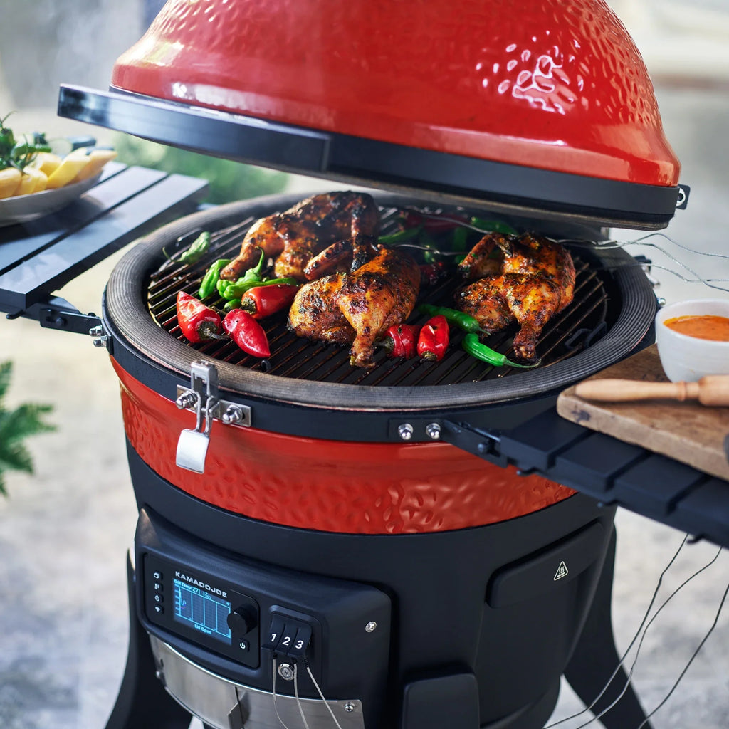 Kamado Joe Konnected Joe 18-Inch Digital Charcoal Grill and Smoker Stainless