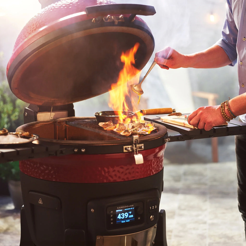 Kamado Joe Konnected Joe 18-Inch Digital Charcoal Grill and Smoker Stainless