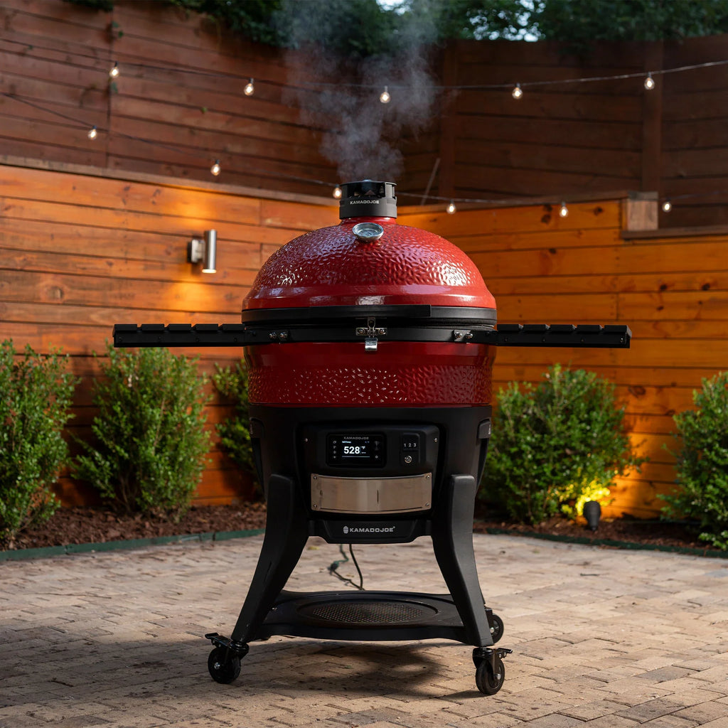 Kamado Joe Konnected Joe 24-Inch Digital Charcoal Grill and Smoker Stainless