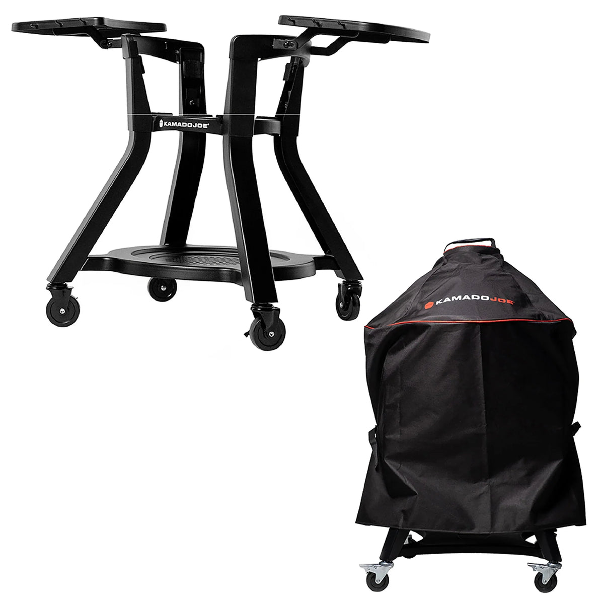 Joe Jr® Cart with Side Shelves plus Full-Length Cover Bundle