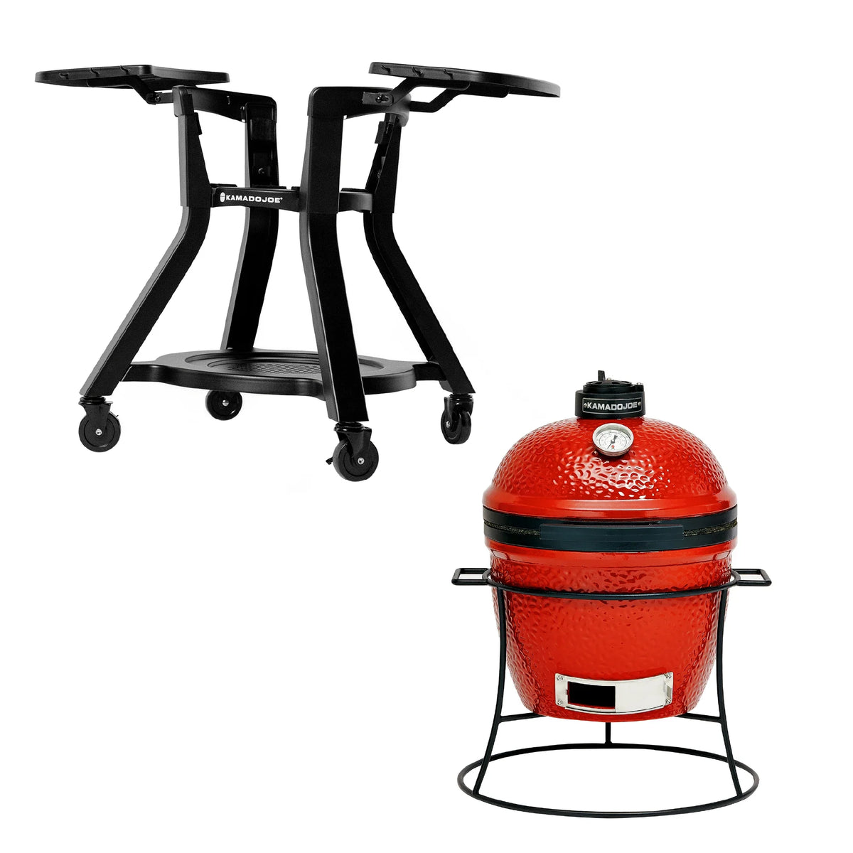 Joe Jr® with Cast Iron Stand and Cart Bundle