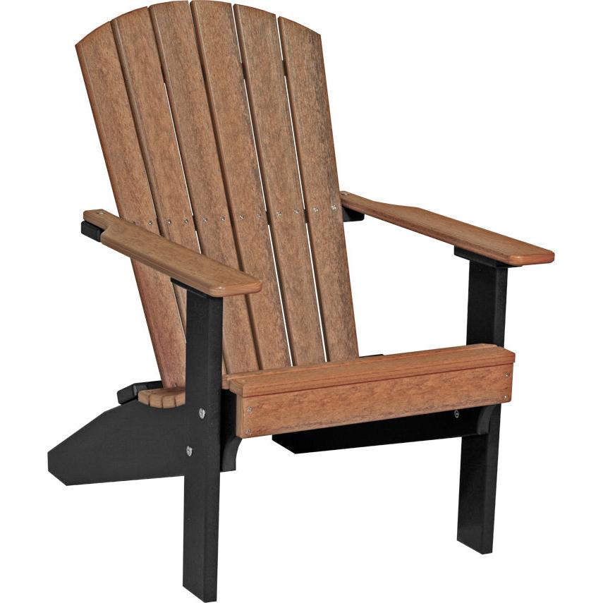 LuxCraft Lakeside Adirondack Chair Compact Patio Seating