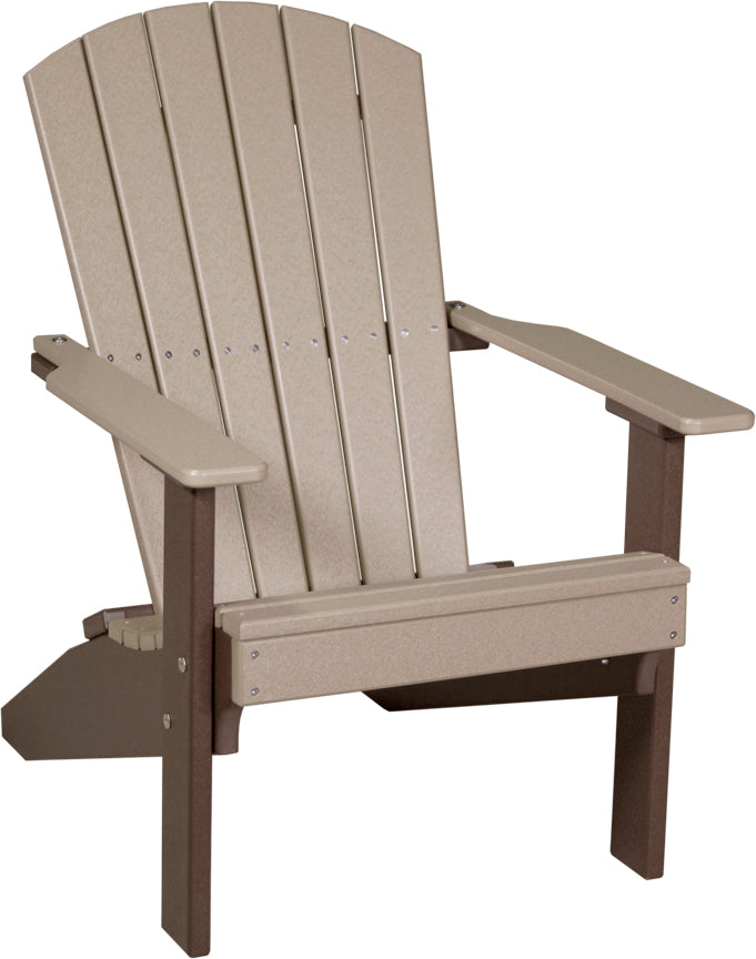 LuxCraft Lakeside Adirondack Chair Compact Outdoor Seating