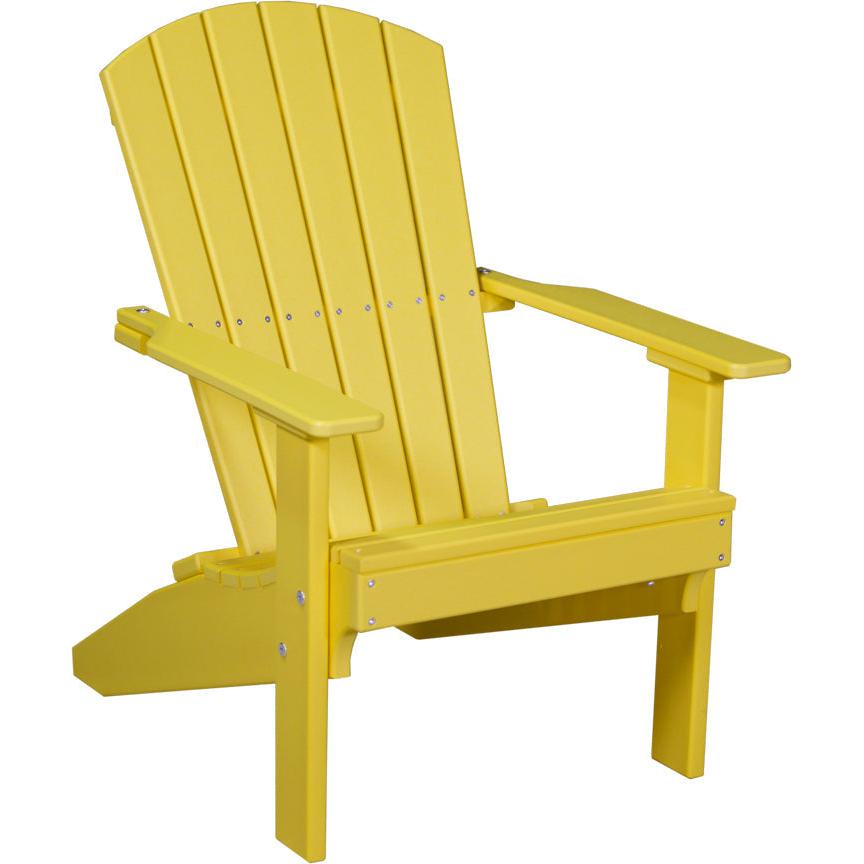 LuxCraft Lakeside Adirondack Chair Compact Patio Seating