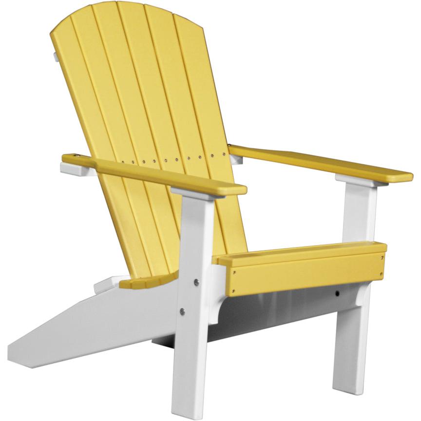 LuxCraft Lakeside Adirondack Chair Compact Patio Seating