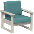 LuxCraft Lanai Deep Seating Chair (LDSC) - LDSCBI Lanai Deep Seating Chair (Birch-Cast Breeze)