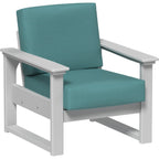 LuxCraft Lanai Deep Seating Chair (LDSC) - LDSCDG Lanai Deep Seating Chair (Dove Gray-Cast Breeze)