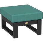 LuxCraft Lanai Deep Seating Ottoman (LDSO) - LDSOBK Lanai Deep Seating Ottoman (Black-Cast Breeze)