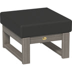 LuxCraft Lanai Deep Seating Ottoman (LDSO) - LDSOCG Lanai Deep Seating Ottoman (Coastal Gray-Spectrum Carbon)