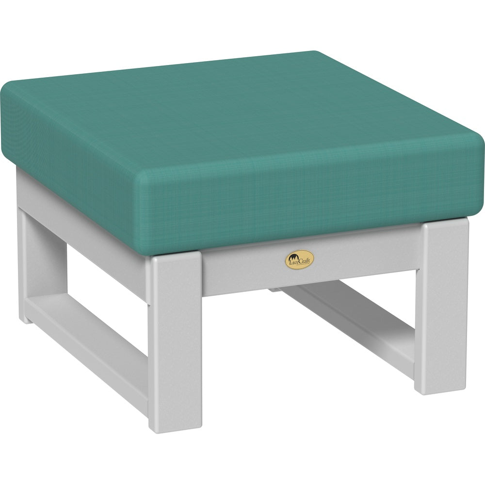 LuxCraft Lanai Deep Seating Ottoman (LDSO) - LDSODG Lanai Deep Seating Ottoman (Dove Gray-Cast Breeze)