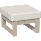 LuxCraft Lanai Deep Seating Ottoman (LDSO) - LDSOWW Lanai Deep Seating Ottoman (Weatherwood-Canvas)