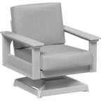 LuxCraft Lanai Deep Seating Swivel Rocker (LDSSR) - LDSSRDG Lanai Deep Seating Swivel Rocker (Dove Gray-Spectrum Dove)