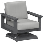 LuxCraft Lanai Deep Seating Swivel Rocker (LDSSR) - LDSSRS Lanai Deep Seating Swivel Rocker (Slate-Spectrum Dove)
