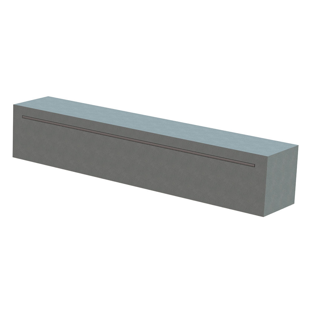 Wausau Tile ZB.LE.02 LED Long Block Bench official product image