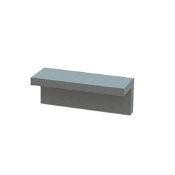 Wausau Tile ZB.LE.06 LED Short L-Shaped Bench official product image