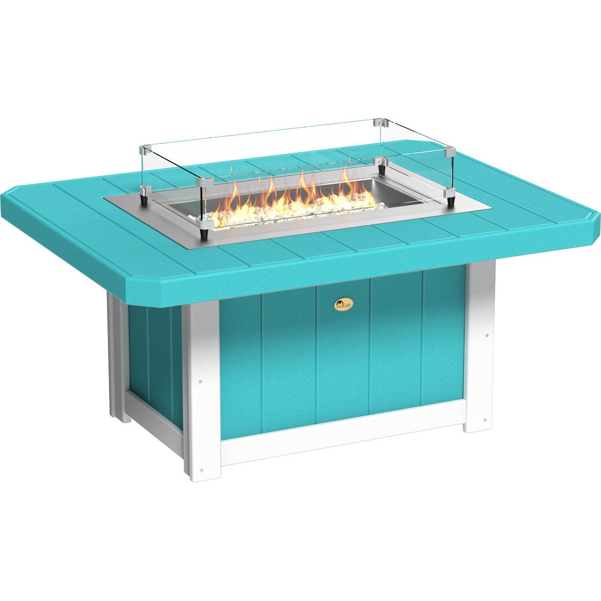 LuxCraft Lumin 51-Inch Rectangular Fire Pit Table