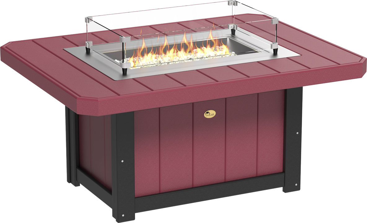 LuxCraft Lumin 51" Rectangular Fire Pit