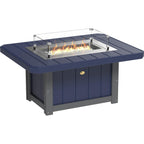 LuxCraft Lumin 51-Inch Rectangular Fire Pit Table