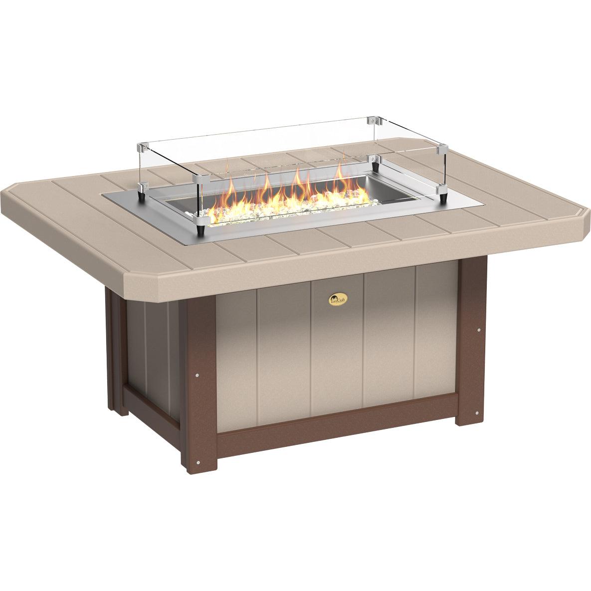 LuxCraft Lumin 51" Rectangular Fire Pit