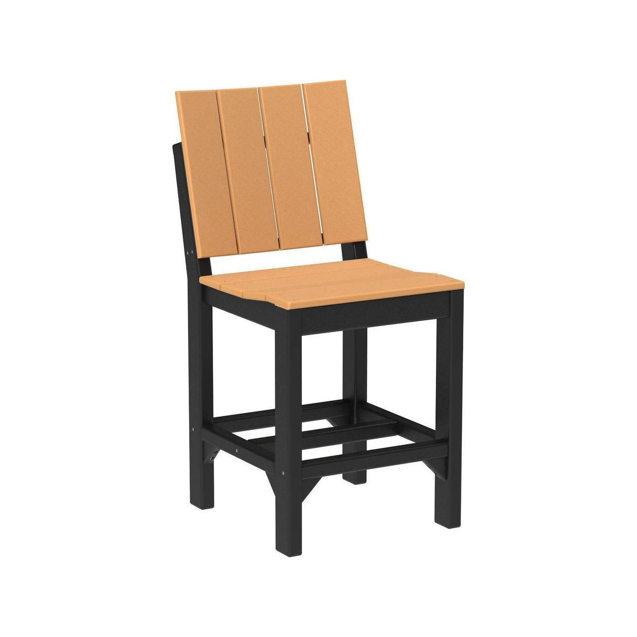 LuxCraft Urban 24-Inch Recycled Plastic Counter Height Side Chair
